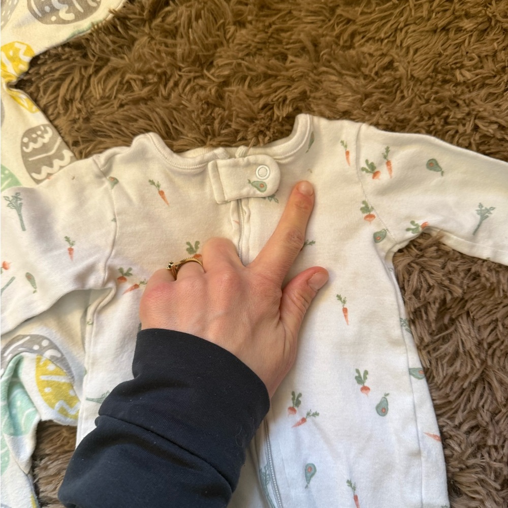 Bundle Baby Easter Clothes/Spring 0-3 Months Easter Egg, Bunny, Chick, Applique - Picture 13 of 13